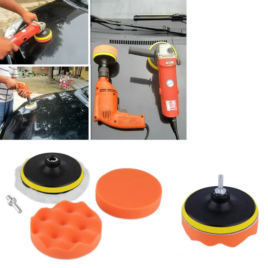 3-Zoll-Autopolierpad-Set aus Schaumstoff und Wolle mit selbstklebender Rückseite, kompatibel mit DA-Poliermaschinen f...