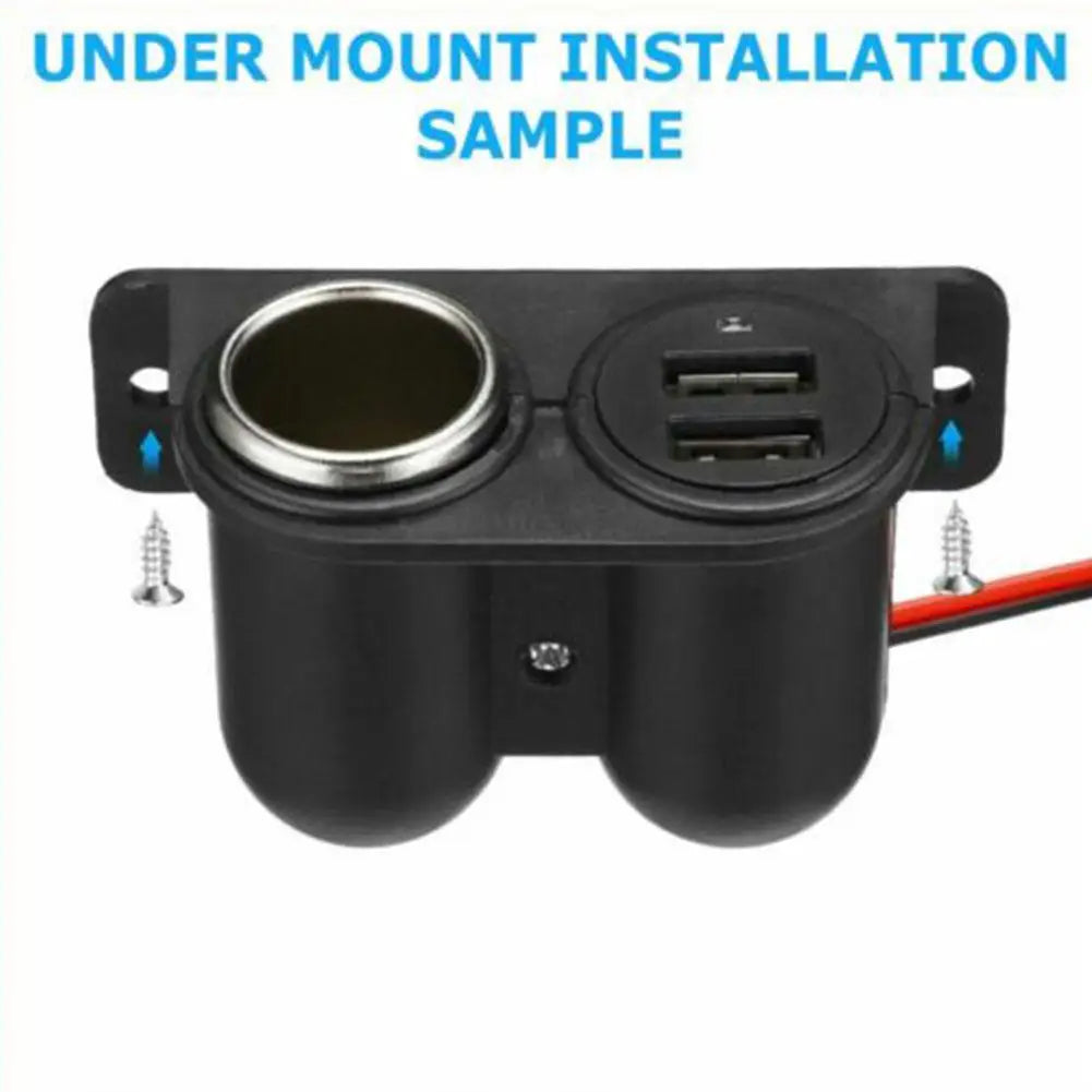Auto Zigarettenanzünder Splitter 3.1A Dual USB – SwissGlanzGarage Ansicht 3