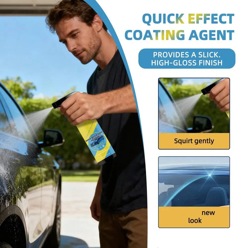 1/3 Stück Automotive Nano-Keramikbeschichtungsspray Hydrophobe Lackversiegelung Polierflüssigkeit Hochglanz Langanhal...