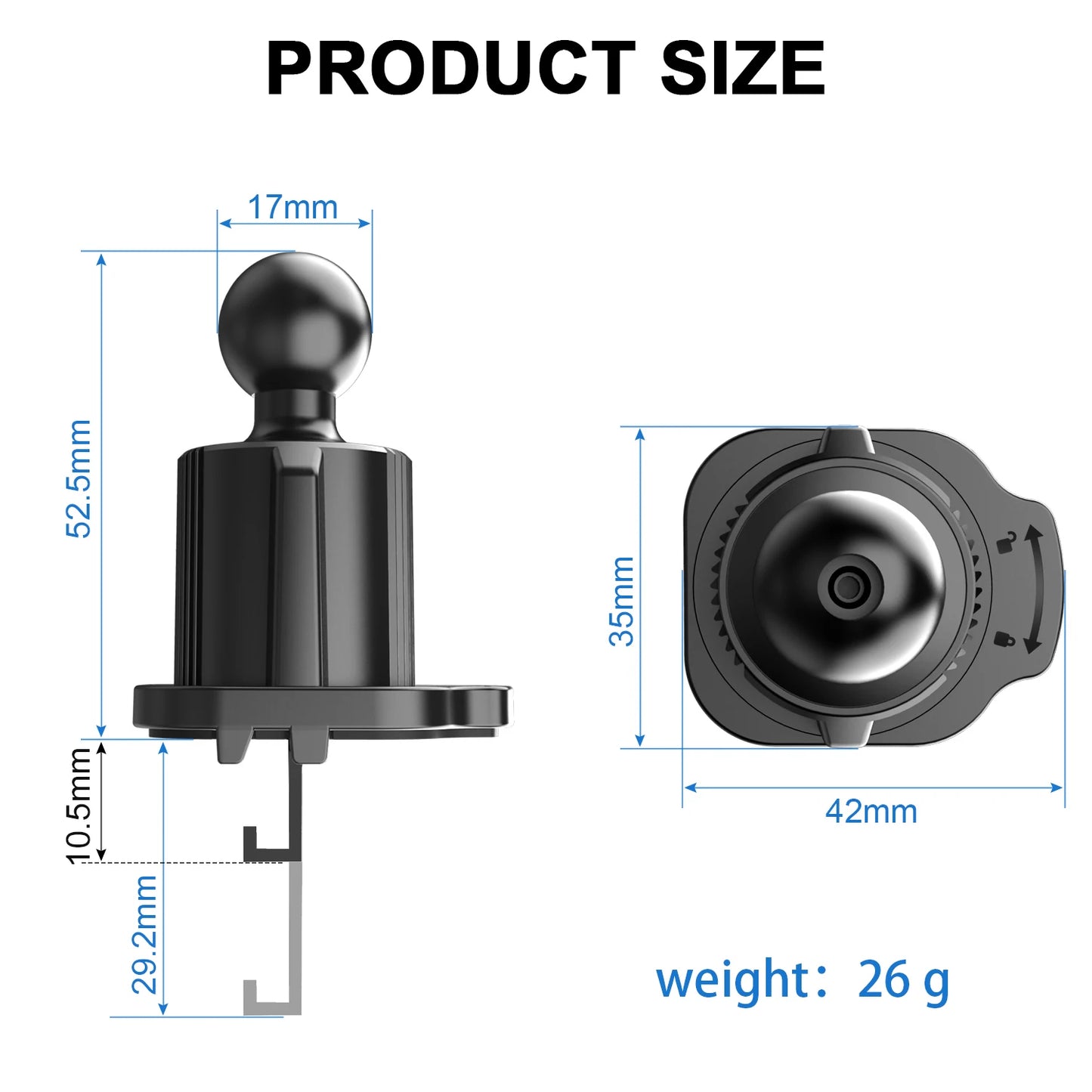 Kabellose Auto-Handyhalterung 15W – 360° drehbar – SwissGlanzGarage Ansicht 6