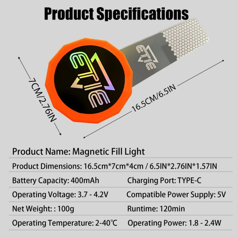 Mini USB LED Innenraumbeleuchtung – Magnetisch – SwissGlanzGarage Ansicht 5