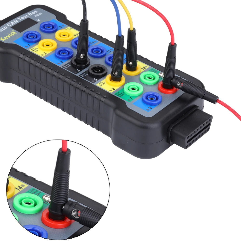 OBD2 Auto Diagnose-Box mit 16 Testanschlüssen – SwissGlanzGarage Ansicht 4