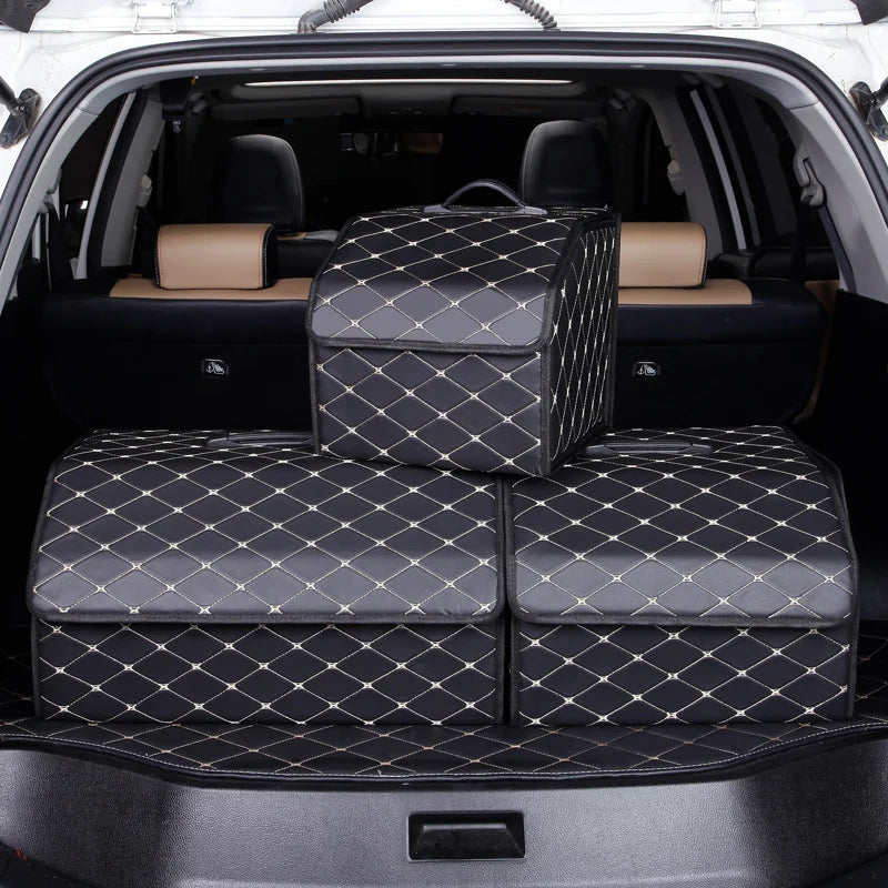 Kofferraum-Organizer-Box, großes Fassungsvermögen, Auto-Multifunktionswerkzeuge, Aufbewahrungstasche, Verstauen, Aufr...