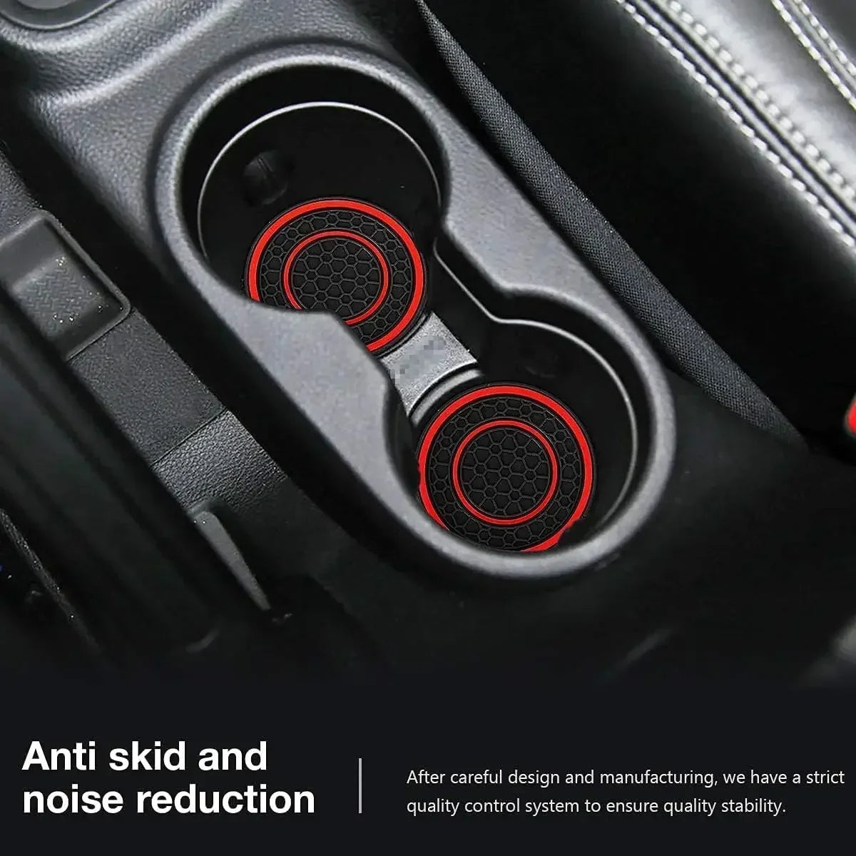 2er Set Anti-Rutsch Becherhalter Matten – SwissGlanzGarage Ansicht 4