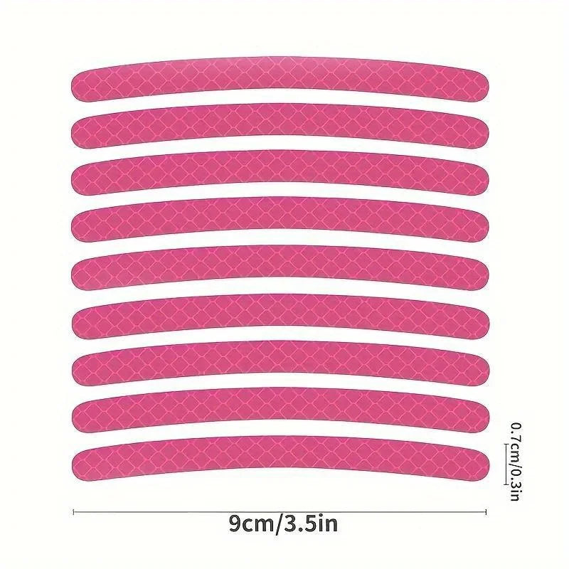 Reflektierende Reifenaufkleber in Pink – SwissGlanzGarage Ansicht 5