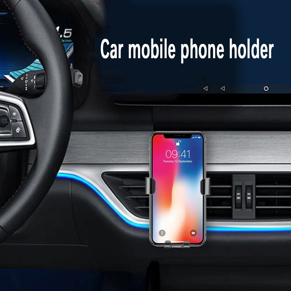 Schwerkraft-Auto-Handyhalterung, Lüftungsschlitz-Halterung Universelle Stabile Auto-Navigationshalterung, Multifunkti...