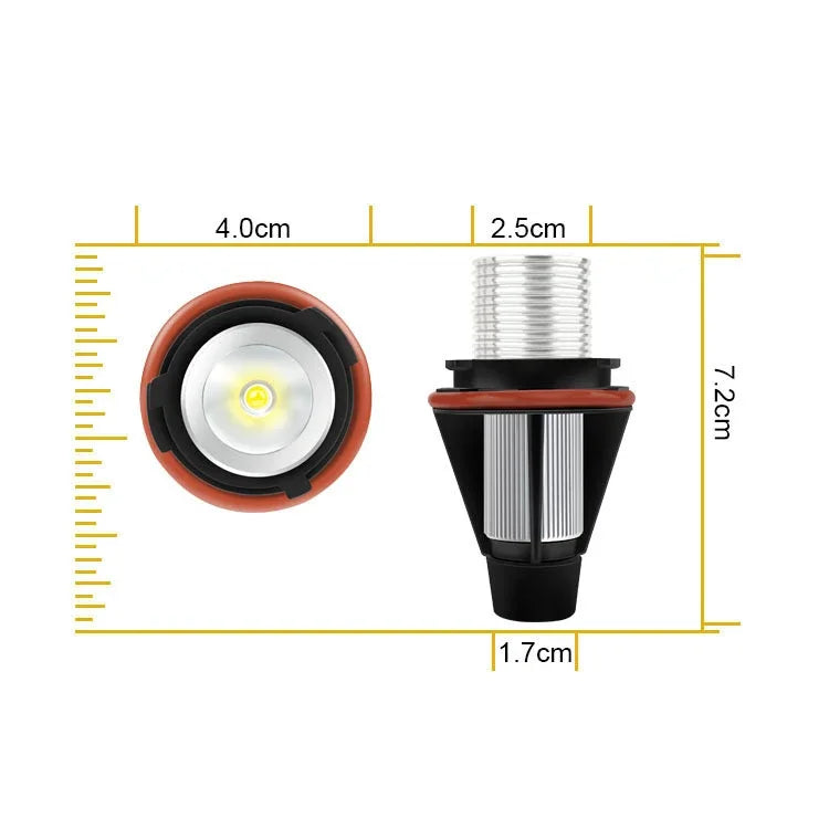 LED Angel Eyes Marker Lampe Set BMW E87 E39 E60 E61 – SwissGlanzGarage Ansicht 4