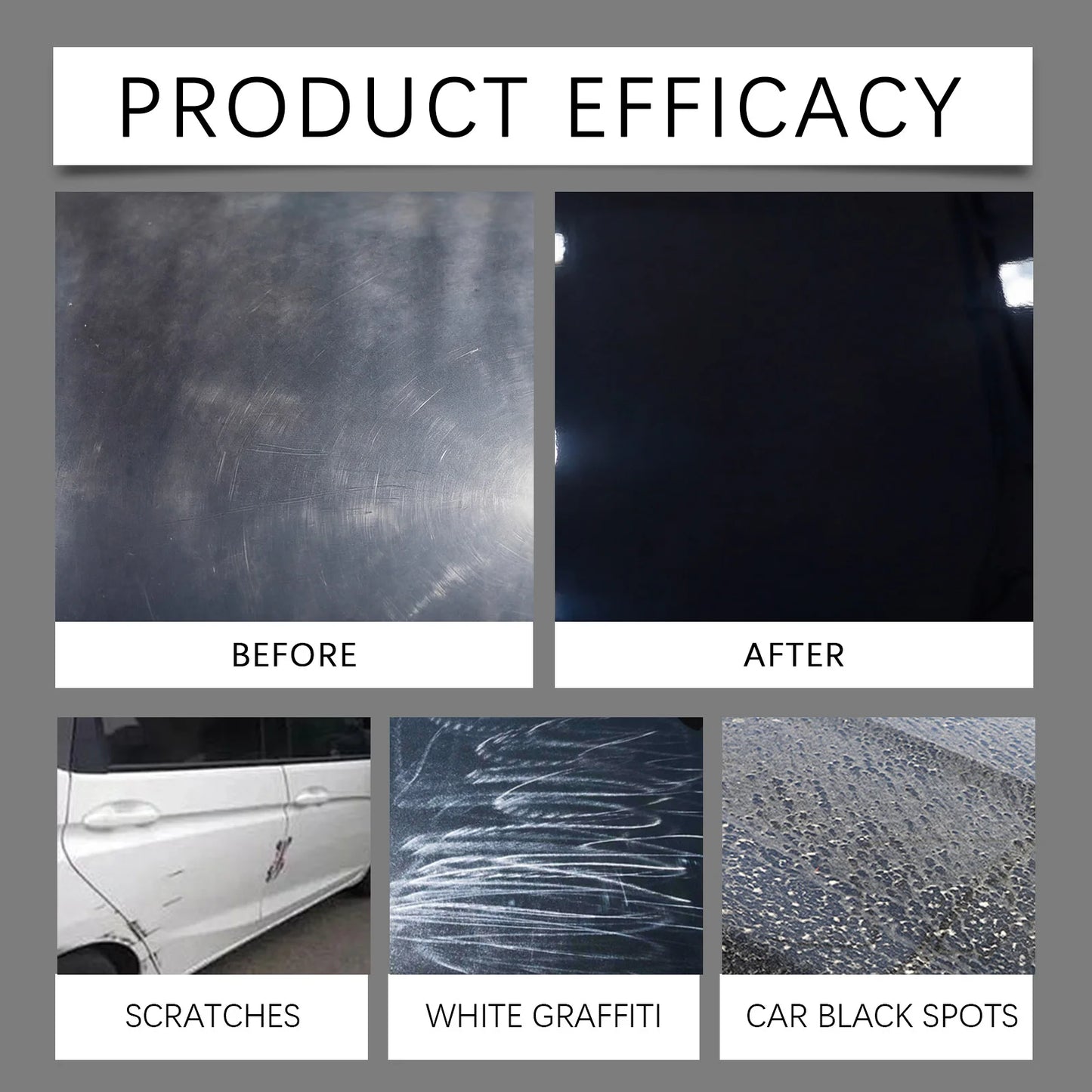 Kratzer-Entfernungs-Set Auto-Kratzer-Entferner Politur Lackschutzschicht-Sicherer Lackreparatur für Auto-Detailing DI...