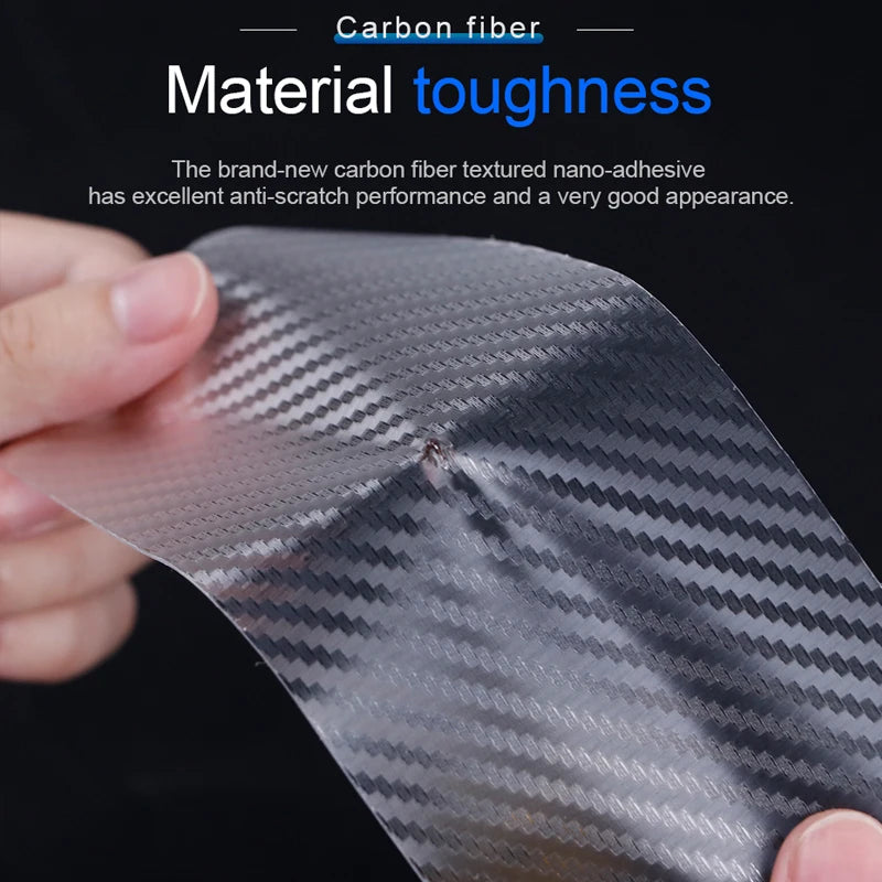 3D Carbon Fiber Türschweller Schutzfolie – SwissGlanzGarage Ansicht 4