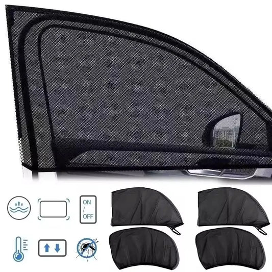 Universeller Auto-Sonnenschutz, SUV, UV-Schutz, Anti-Mücken-Seitenfenster-V