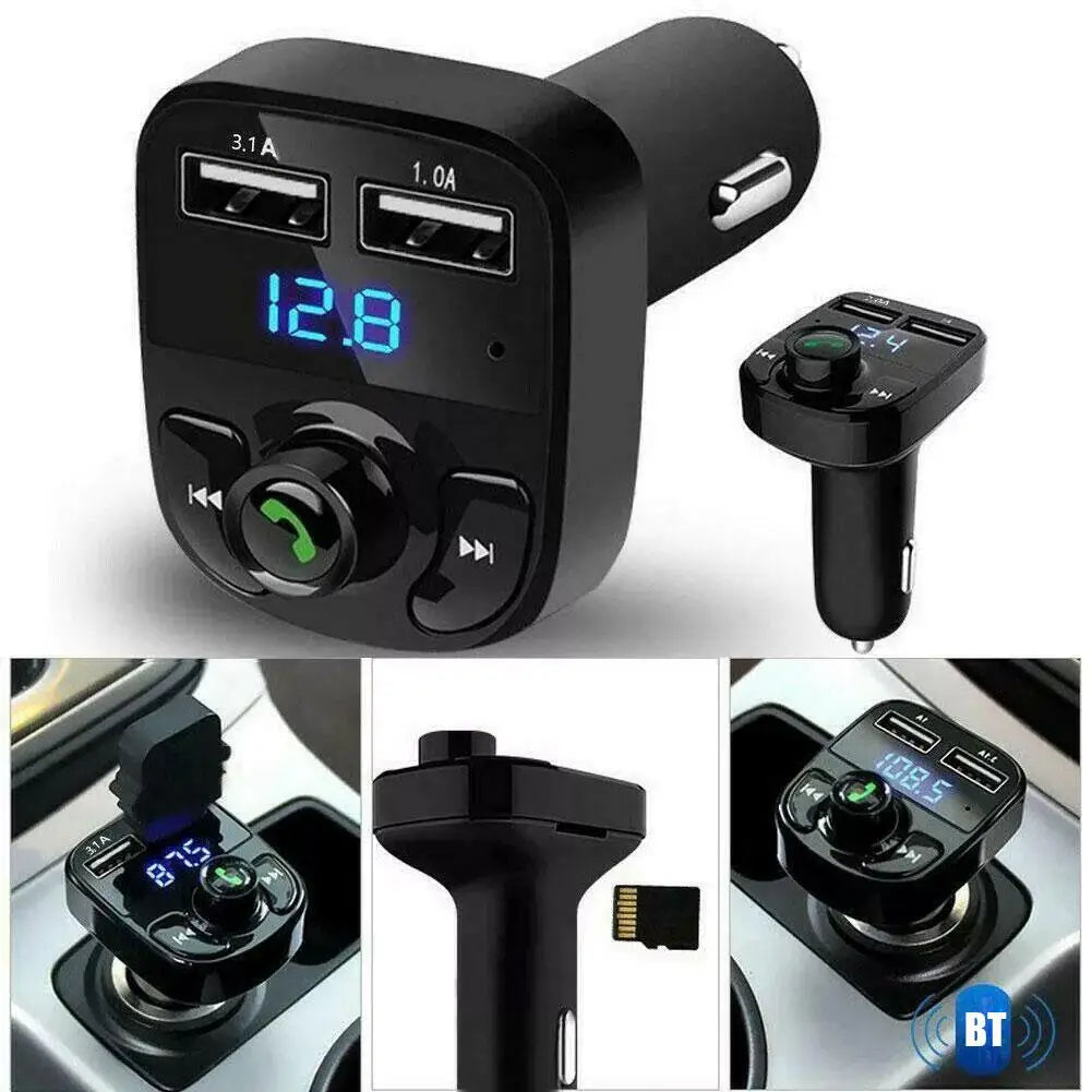 Kabellos Bluetooth FM Transmitter mit MP3-Player – SwissGlanzGarage Ansicht 6