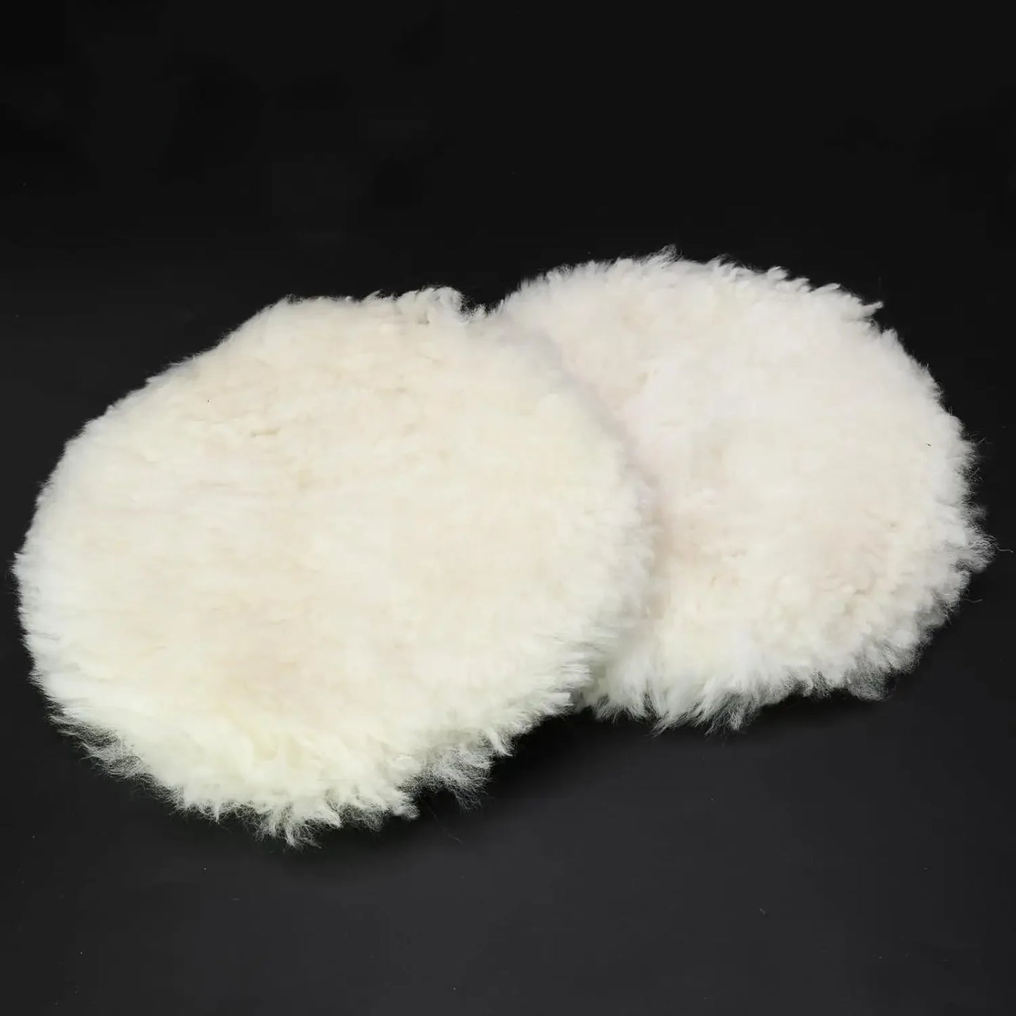 5-tlg. Woll-Polierscheiben-Set 75–180mm – Schaum & Wolle für Lackpolitur & Wachsen