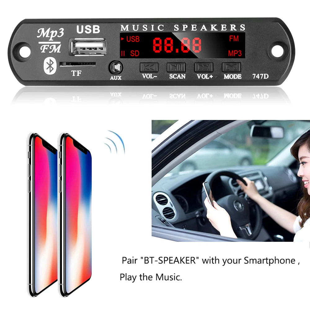 FM-Transmitter Bluetooth 5.0 mit USB-Ladegerät – – SwissGlanzGarage Ansicht 3