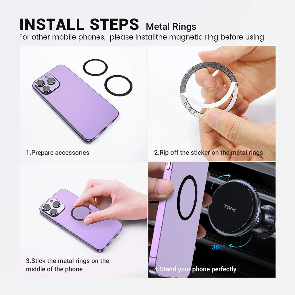 Magsafe Auto-Handyhalterung 15W – SwissGlanzGarage Ansicht 6