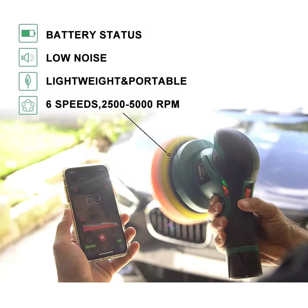 BATOCA Kabellose Auto-Poliermaschine Dual Action – SwissGlanzGarage Ansicht 4