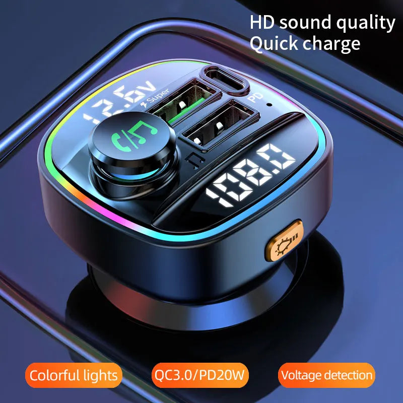 Bluetooth 5.0 FM Transmitter – SwissGlanzGarage Ansicht 3