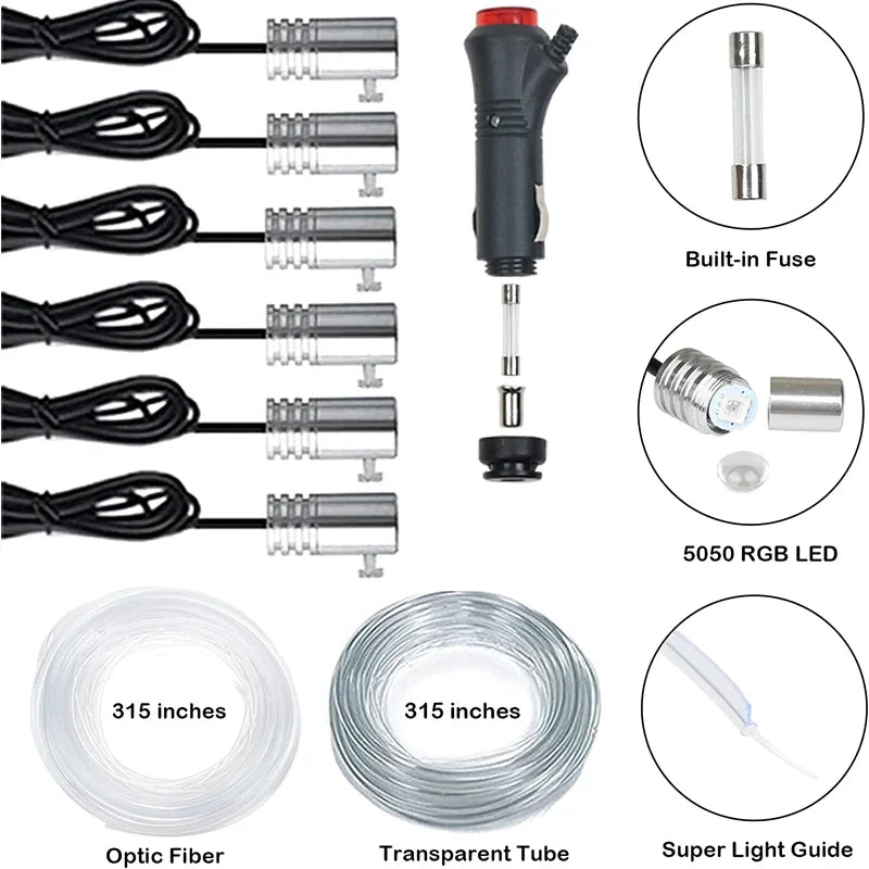 Auto Innenraum LED Ambient Beleuchtung 12 V – SwissGlanzGarage Ansicht 4