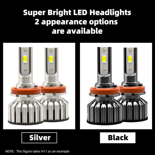 Infitary H7 H4 LED Scheinwerfer 130W 30000LM – SwissGlanzGarage Ansicht 2