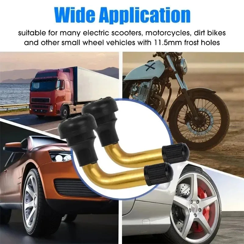 Alu-Ventil mit Kappe für Motorradreifen – SwissGlanzGarage Ansicht 4