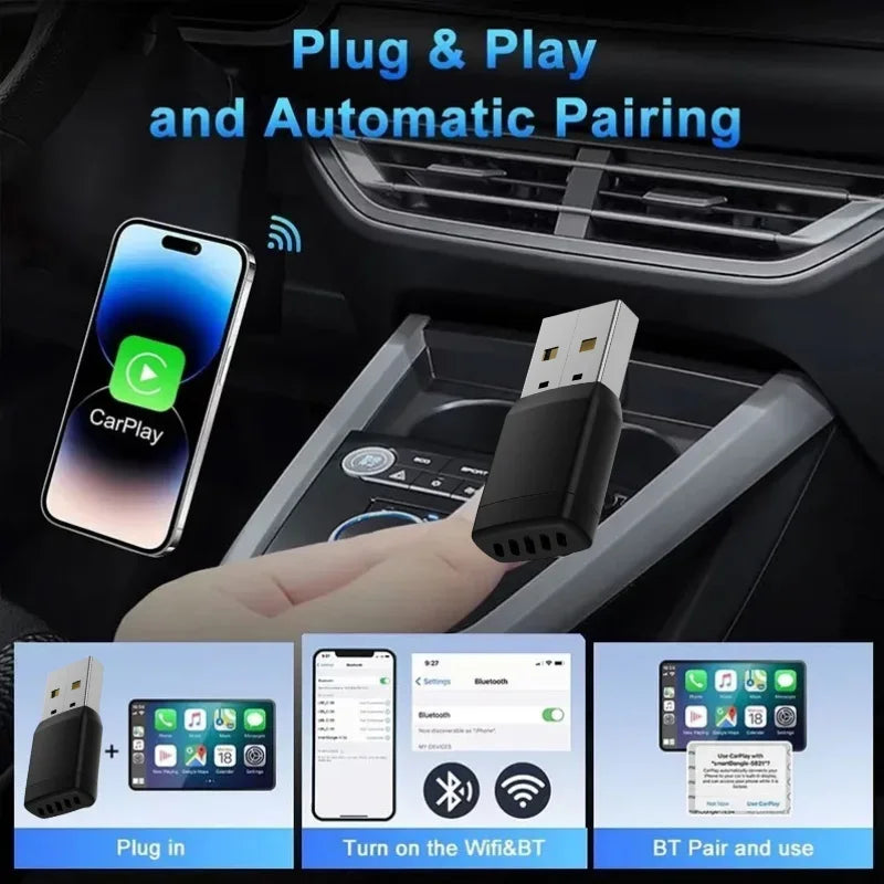 Ottocast Mini Pico Kabellos CarPlay & Android Auto – – SwissGlanzGarage Ansicht 4