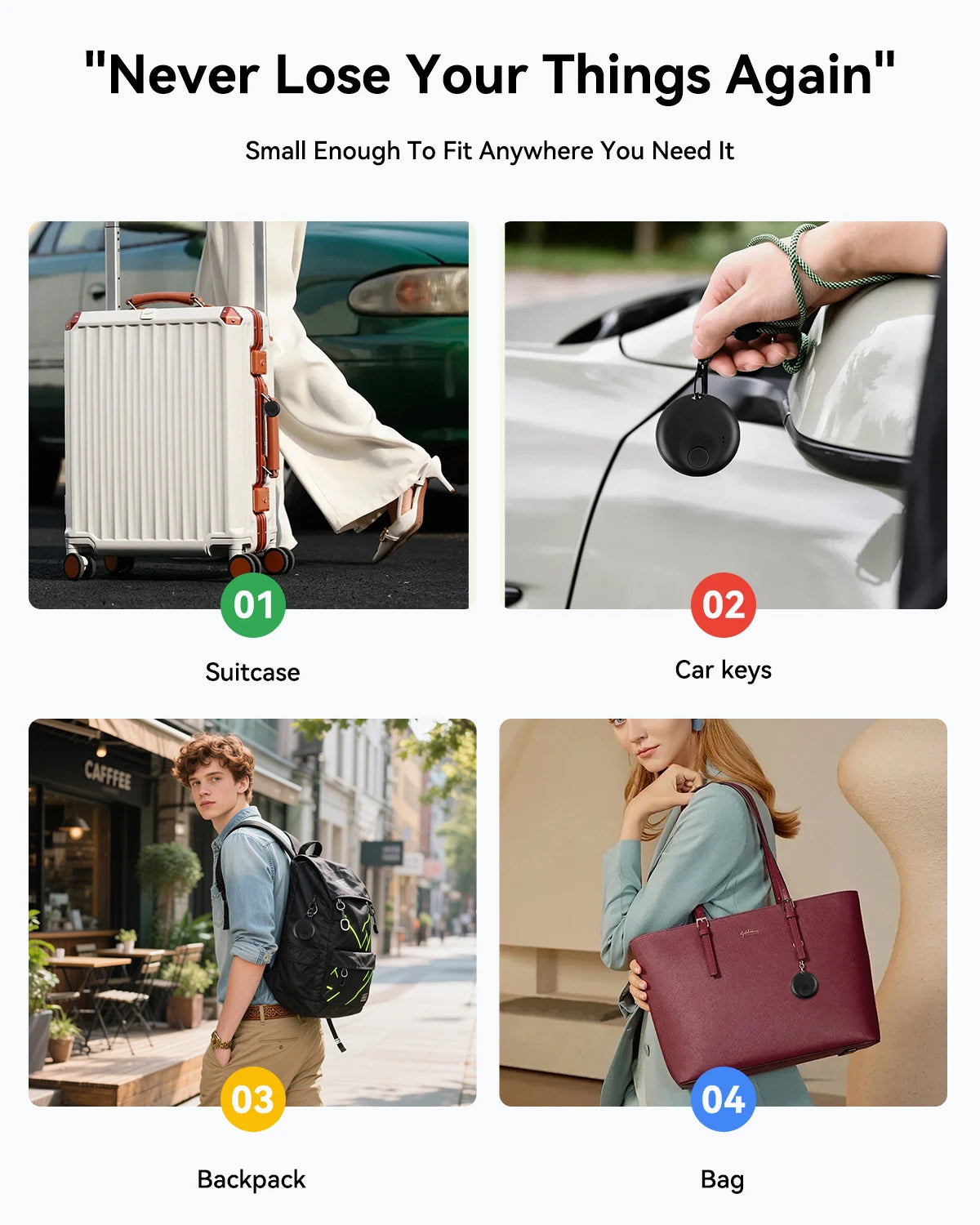Android Smart Tags Bluetooth Tracker 2er Set – SwissGlanzGarage Ansicht 6