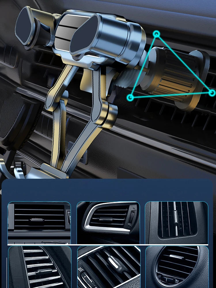 Schwerkraft Autotelefon halter Entlüftung sclip Halterung Upgrade Handy-Ständer in Auto GPS-Unterstützung für iPhone ...