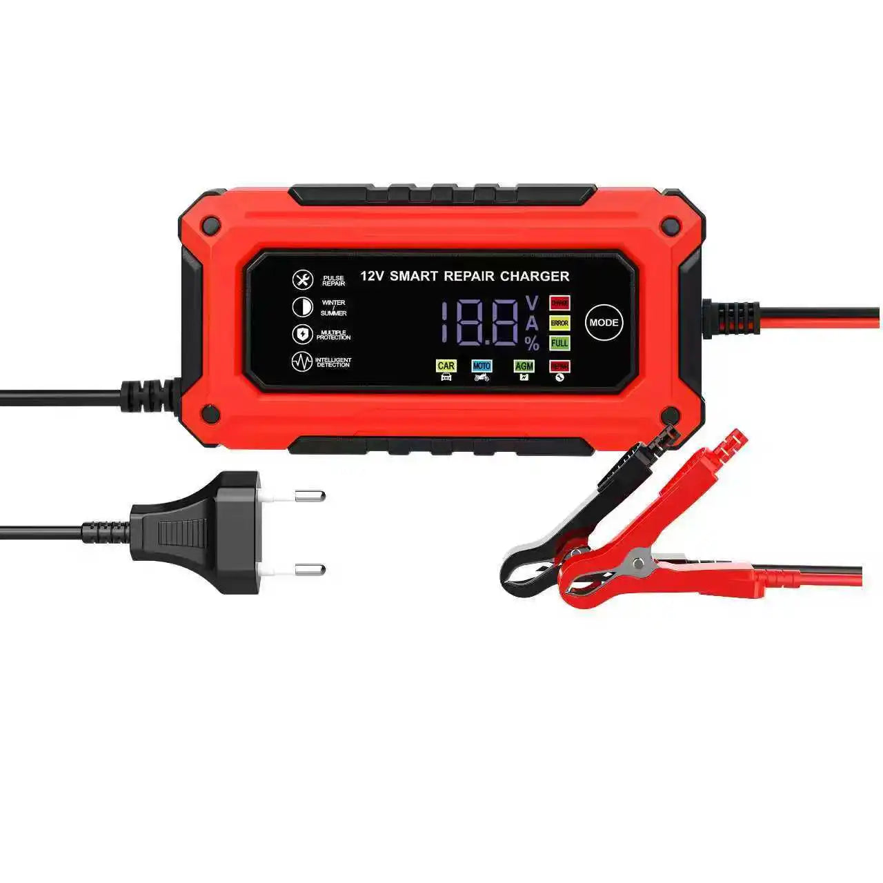 Intelligentes 12V Batterieladegerät – SwissGlanzGarage Ansicht 3