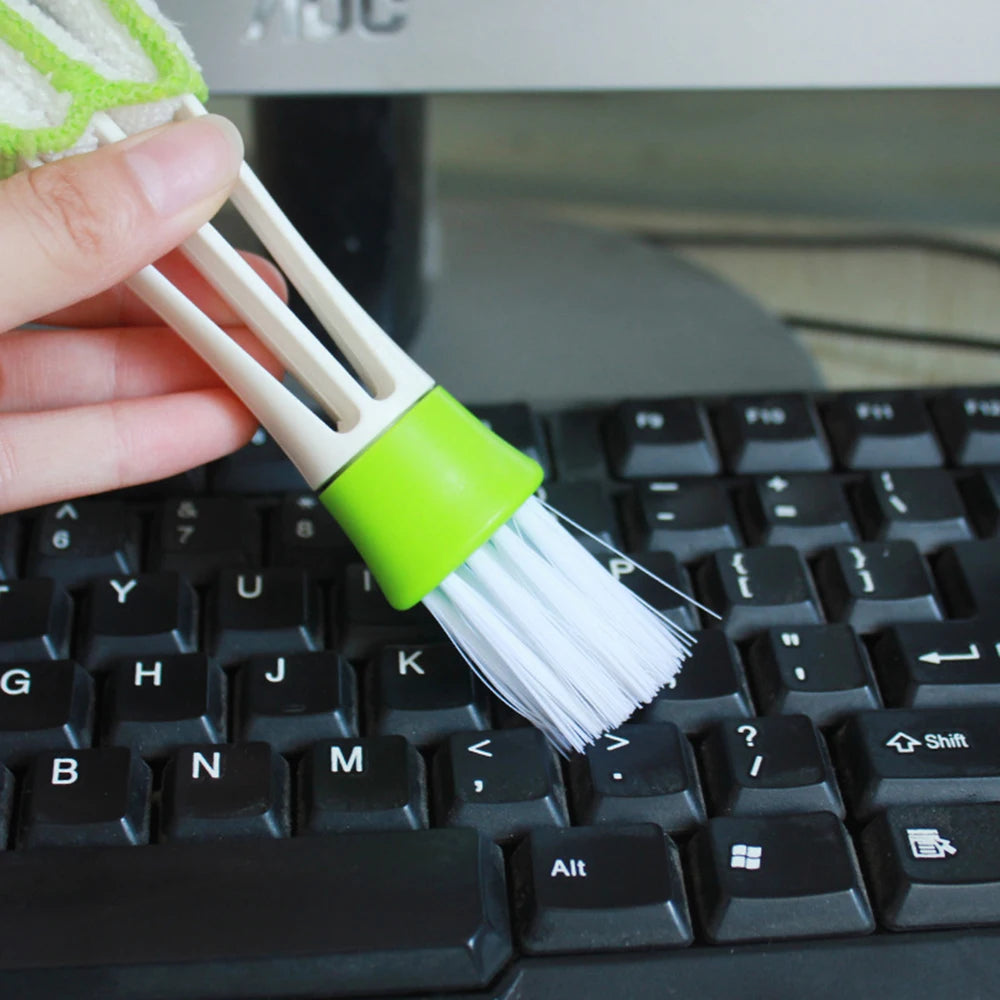 In1 Car Air-conditioner Outlet Dirt Duster Cleaner Brush Car Cleaning Brush Car Accessories
