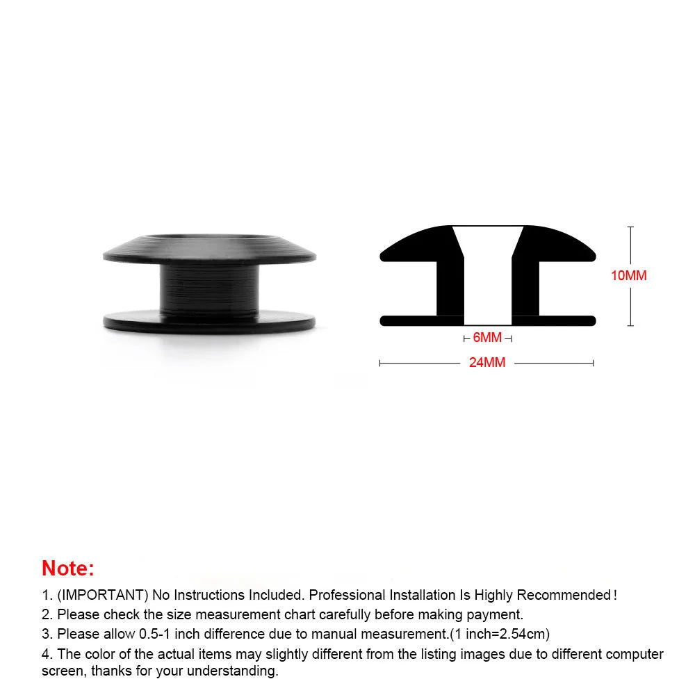 Aluminium JDM Schnellverschluss-Befestigungen Set – SwissGlanzGarage Ansicht 3