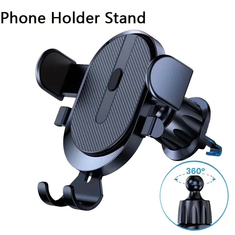 360 ° Rotierenden Auto Air Vent Telefon Halter Universal Haken Clip Halterung Air Outlet Schwerkraft Sensor Auto Halt...
