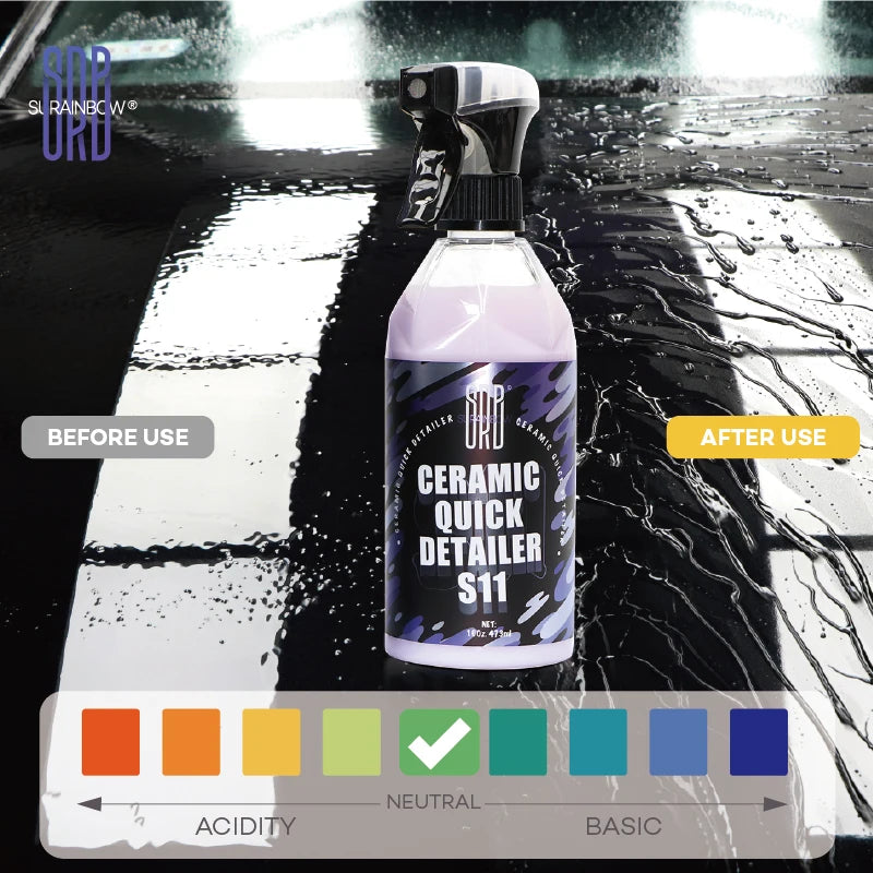 Keramikbeschichtungsspray – Silica Formula (Nano SiO2) Seals & Shields Auto's Clear Coat – Hydrophober Schutz und Hoc...