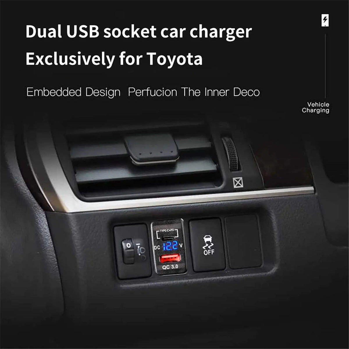 USB Auto Ladegerät mit Quick Charge 3.0 – SwissGlanzGarage Ansicht 5