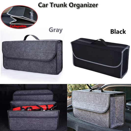 Neue Auto Trunk Organizer Auto Faltbare Weiche Filz Lagerung Box