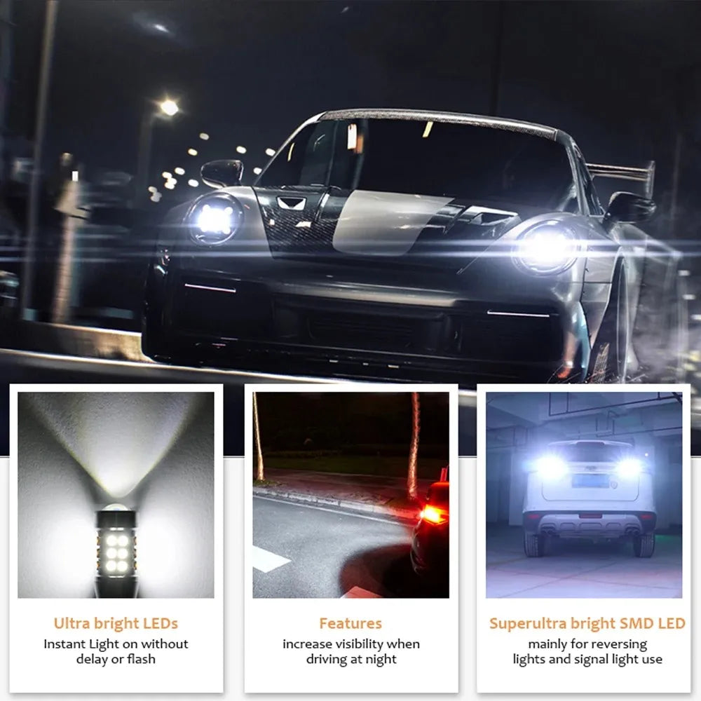 W16W T15 921 LED Birne 3030S – SwissGlanzGarage Ansicht 5