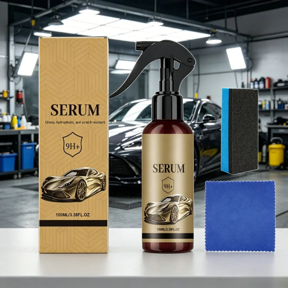Auto-Keramik-Beschichtungs-Spray-Set, wasserdicht, Hochglanz-Glanz für Autolackp