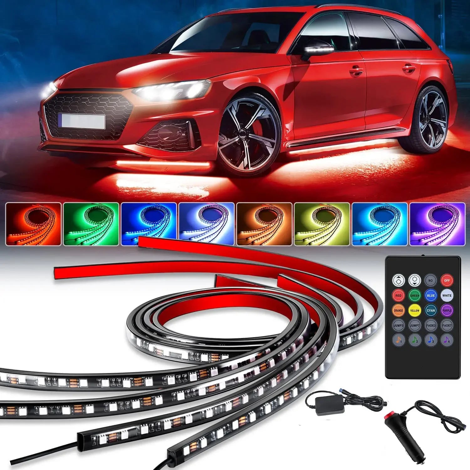 Auto-Unterleuchtungs-Neon-Akzent-Streifenlichter…