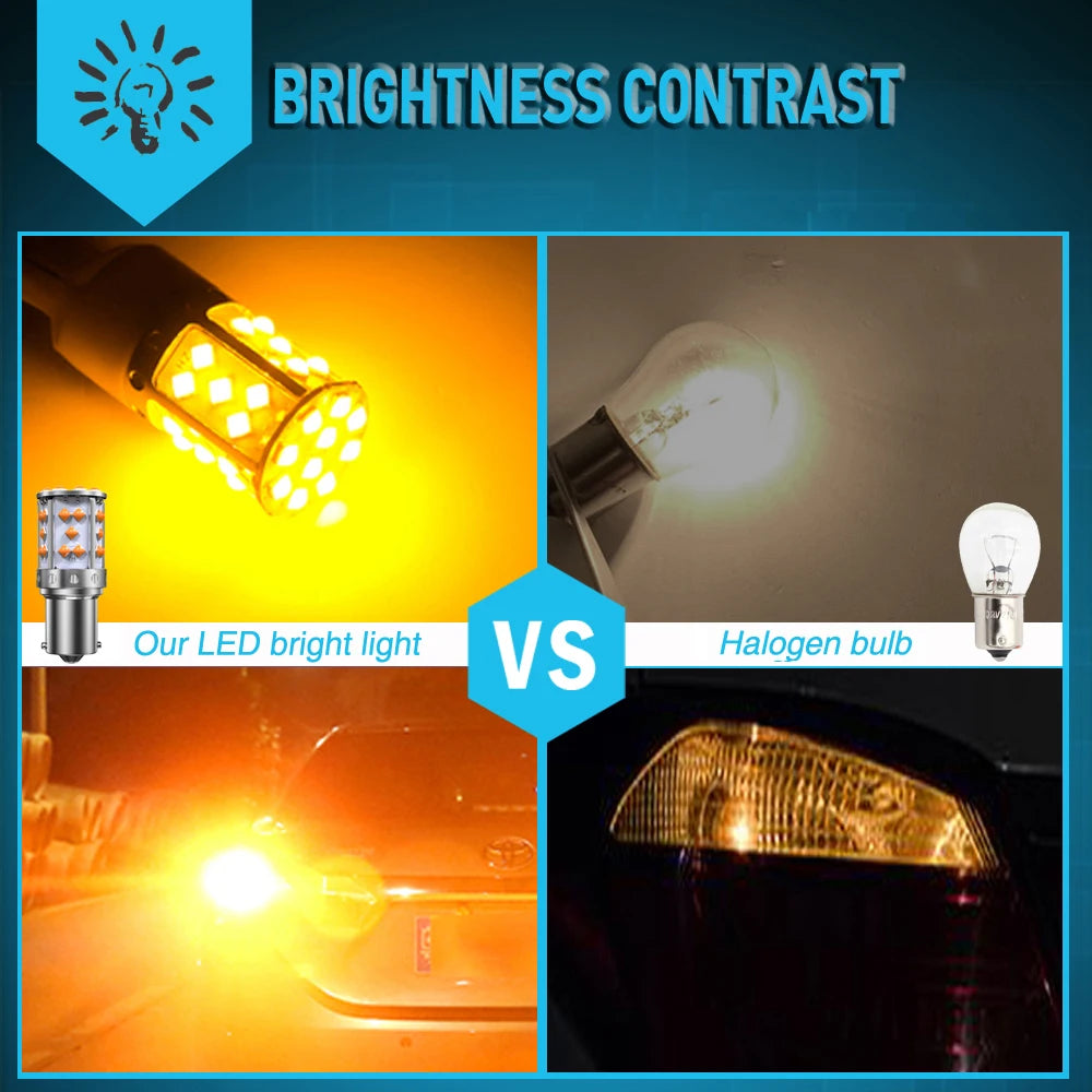 1156 P21W BA15S PY21W LED Blinkerbirne Set – SwissGlanzGarage Ansicht 4