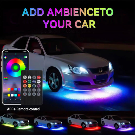 4in1 RGB Neon LED Auto Underglow Boden Licht RGB…
