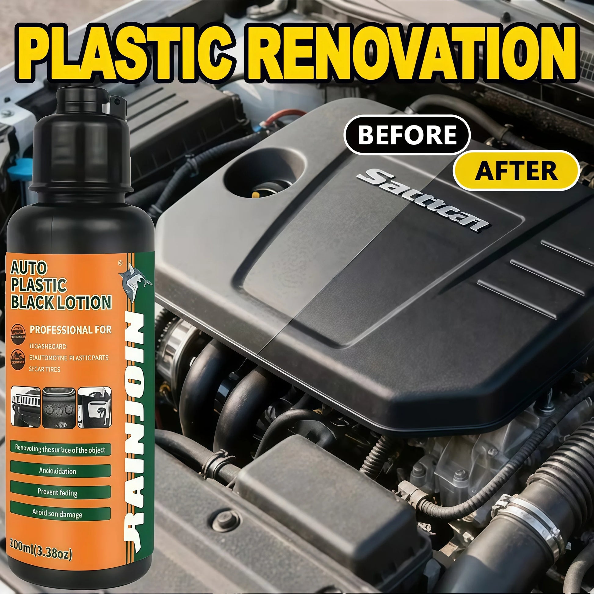 Auto-Plastik-Restaurierungspaste – SwissGlanzGarage Ansicht 2