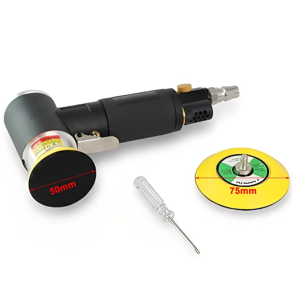 WENXING Mini Druckluft-Exzenterschleifer Pneumatik-Set für Autoaufbereitung