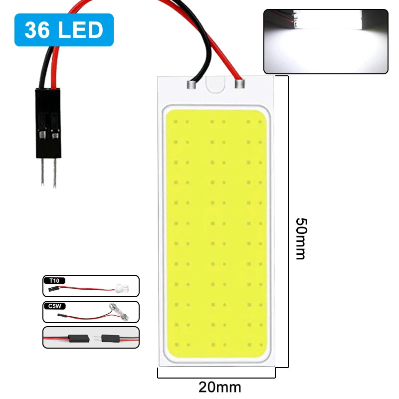 LED Mini USB Touch Auto Innenraumlampe 31 mm – SwissGlanzGarage Ansicht 3