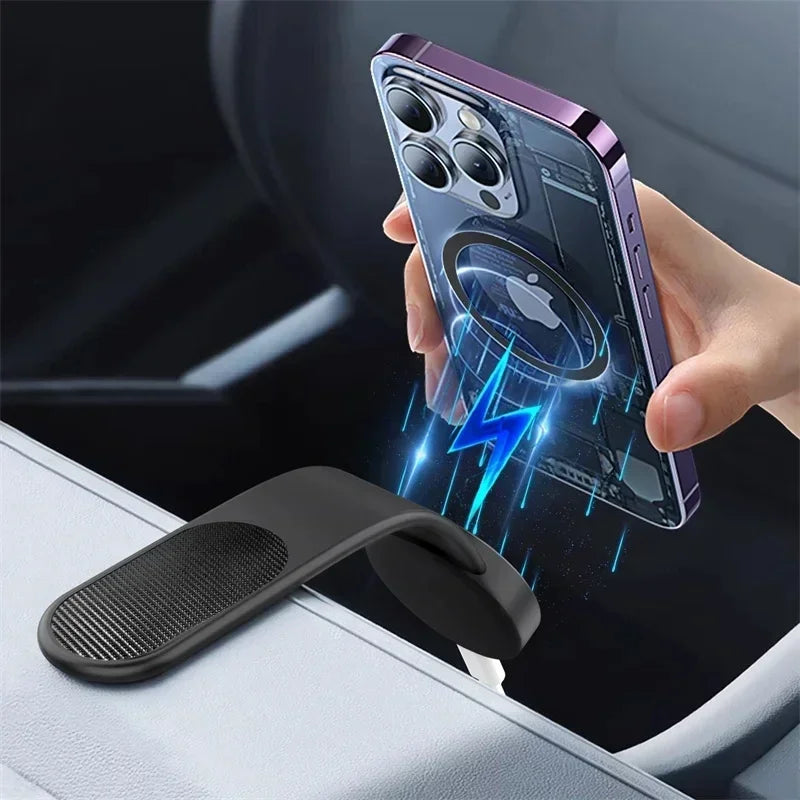 Magnetische Autotelefonhalterung Magnet Mobile Autohalterung Armaturenbrettständer Unterstützung im Auto für Macsafe ...