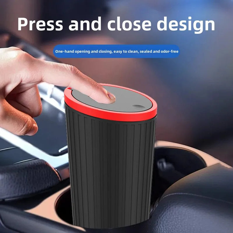 Auto Mülleimer Kann Mini Auto Staub Organizer Auto Innen Müll Tasche