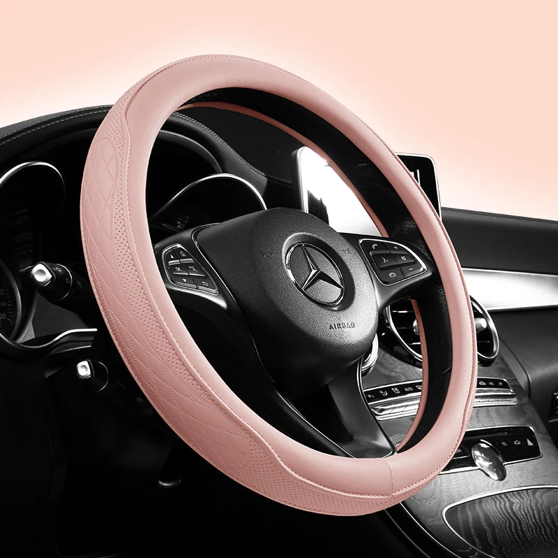 Lenkradbezug Suede Universal – in Leder-Optik – SwissGlanzGarage Ansicht 3