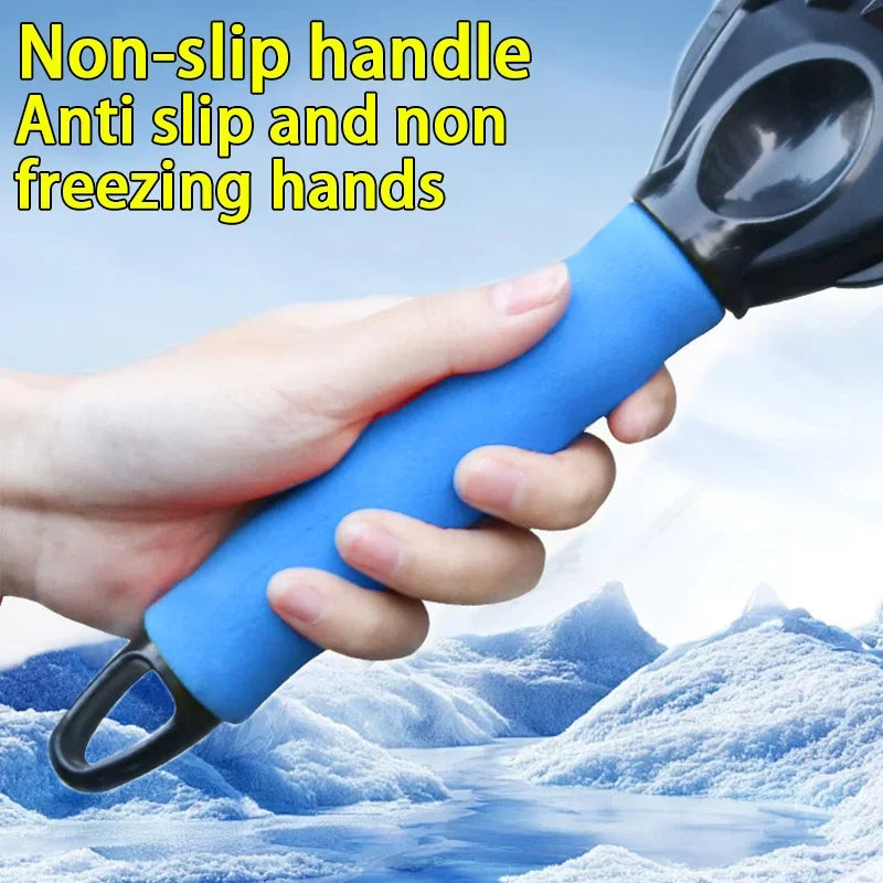 Windscheiben-Eis- und Schneeschaber mit Schaumgriff – SwissGlanzGarage Ansicht 2