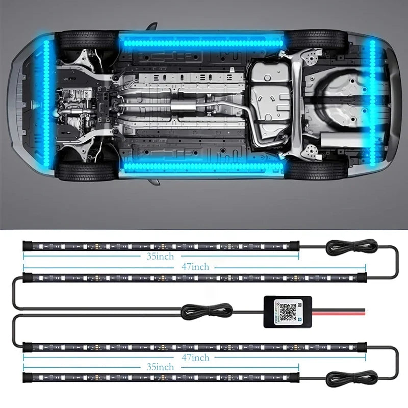 Auto Under glow Neonlicht flexible LED-Streifen Unterboden