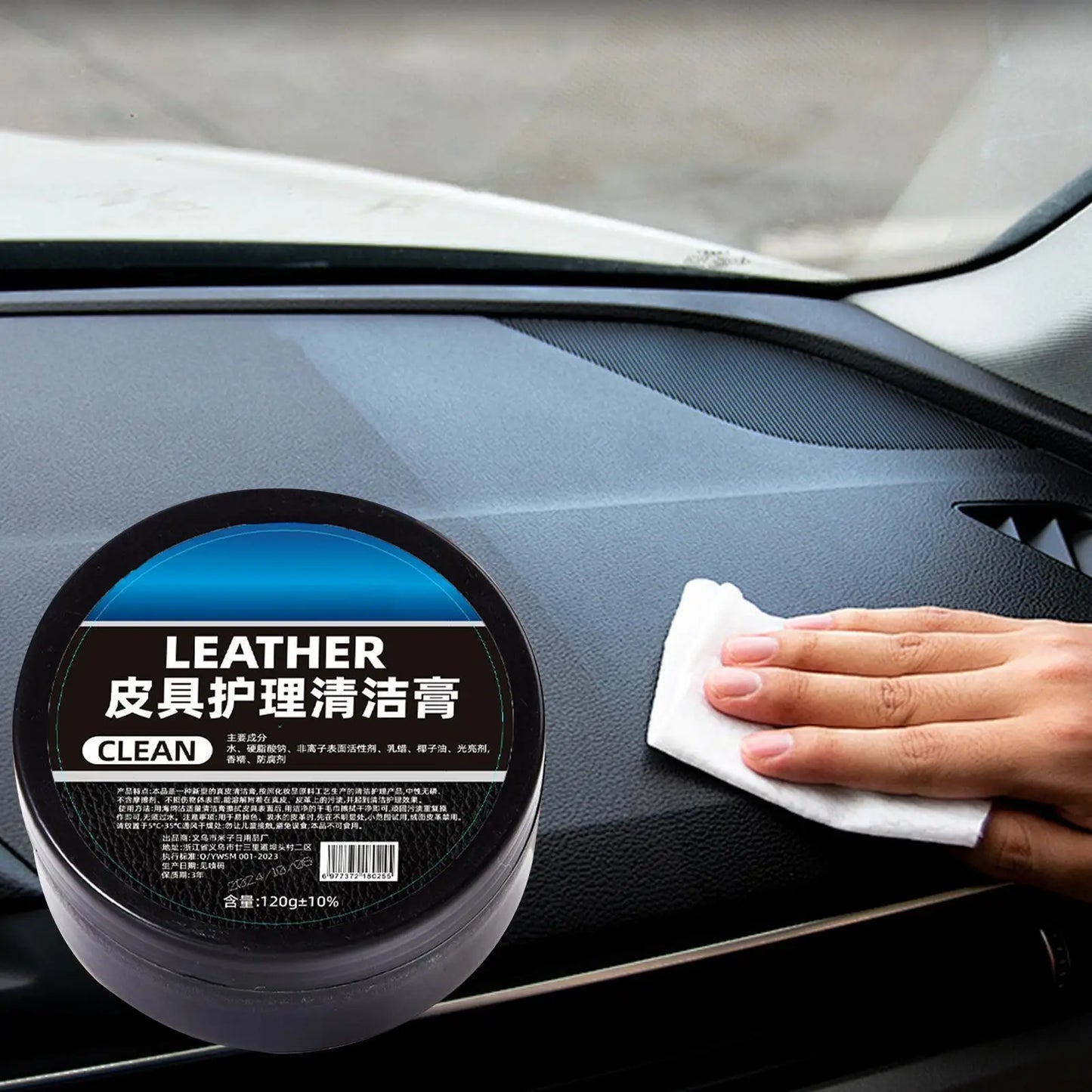 Auto-Lederpflegecreme für langanhaltende Reinigung und Politur von