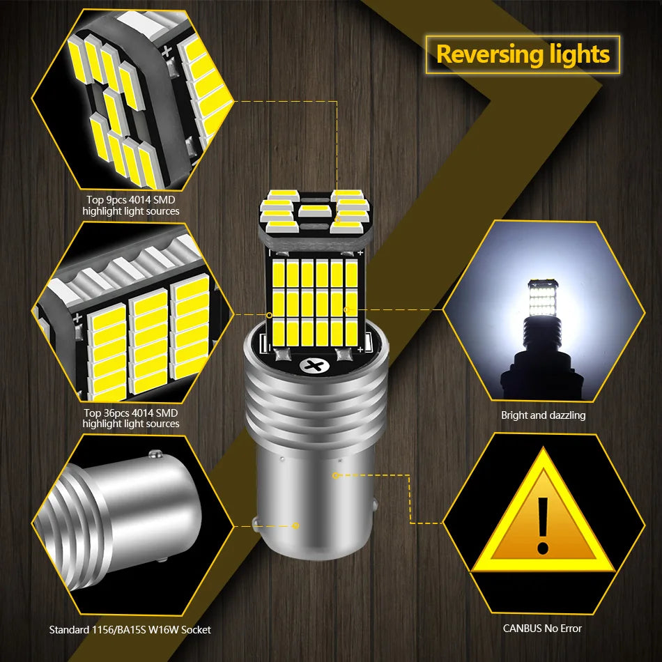 Aileo 1156 BA15S P21W LED Rückfahrlicht – SwissGlanzGarage Ansicht 3