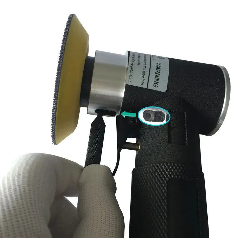 Pneumatische Poliermaschine Schleifmaschine 2 Zoll 3 Zoll Exzenter-Schleifmaschine