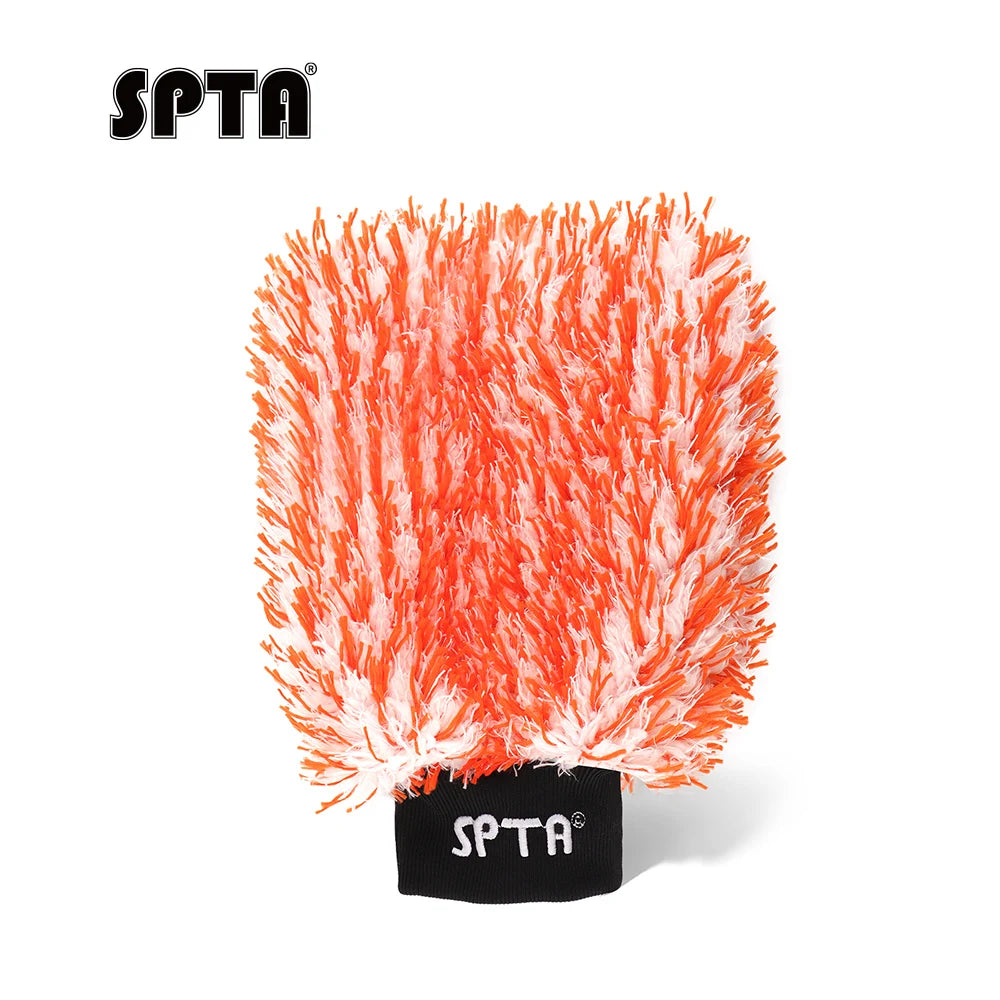 SPTA Mikrofaser-Autowaschhandschuh, Mikrofaser-Wasch- und Trockenhandschuh, umwi